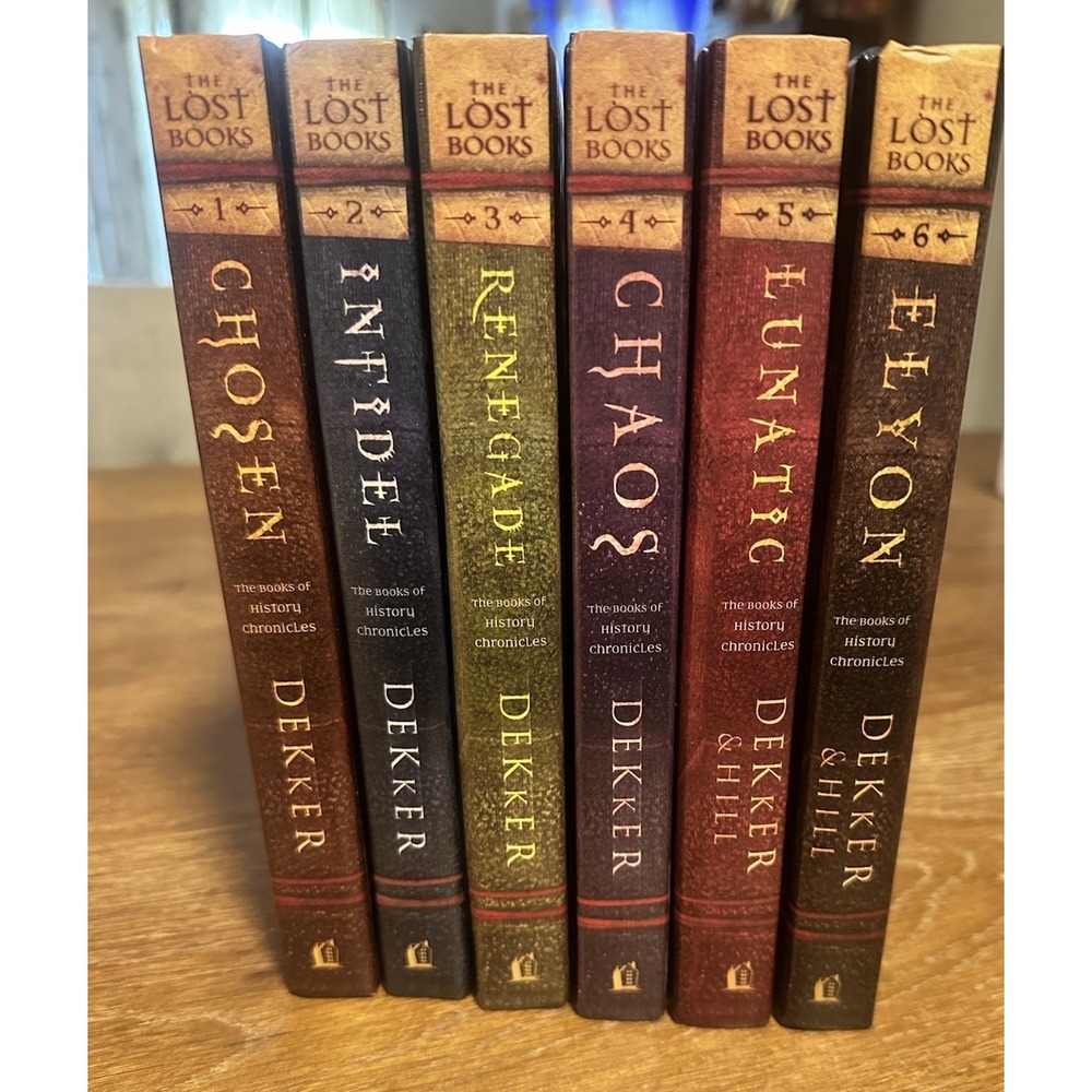 Ted Dekker The Lost Books 1-6 COMPLETE SET Fantasy History Chronicles Hardcover